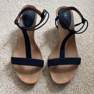 Style & Co Mulan Wedge Sandal - Navy - 7.5W